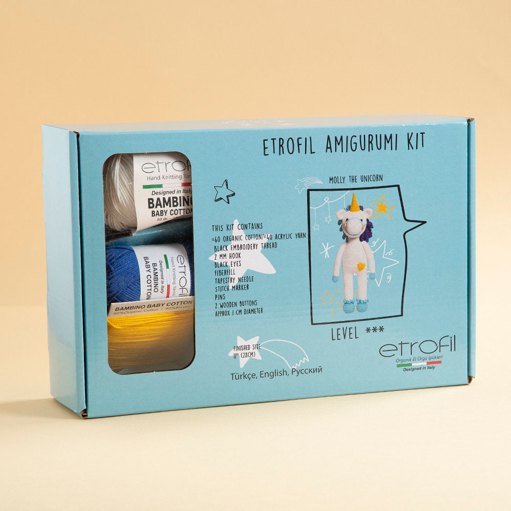 Etrofil Unicorn Molly Amigurumi Kiti - AB006